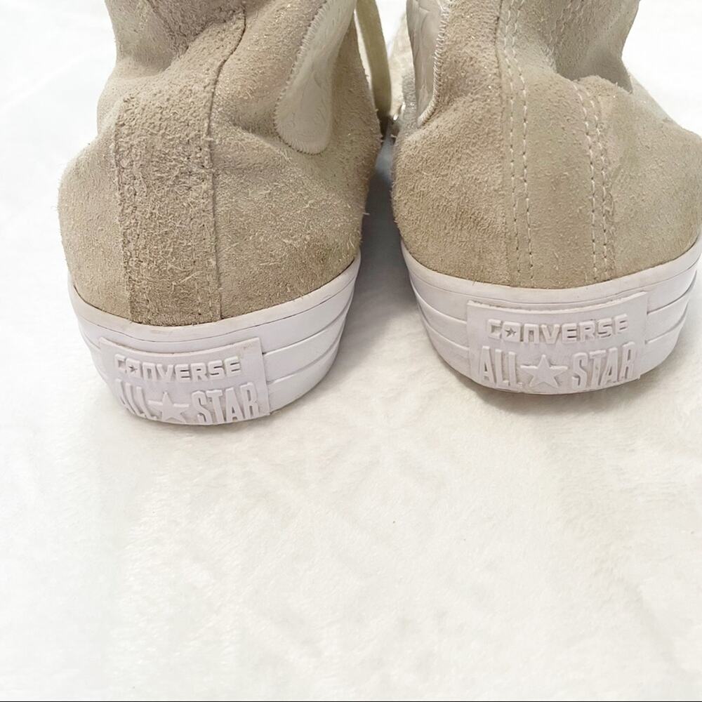 Converse All Star Hi shimmer suede sneaker 6.5 gold metallic - Picture 7 of 9